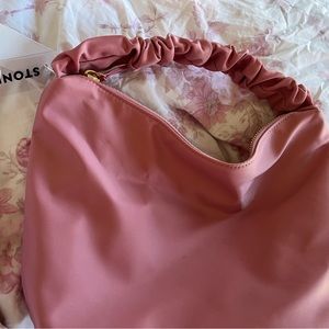 Stoney Clover Lane Mauve scrunch bag